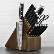 Enso HD 16 Piece Dark Ash Knife Block Set - Made in Japan