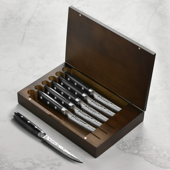 Enso HD 6 Piece Steak Knife Set with Case