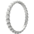 thumbnail image 1 of Enso Rings Beaded Stackables Silicone Ring - Misty Grey - 12, 1 of 1