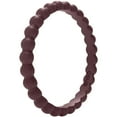 thumbnail image 1 of Enso Rings Beaded Stackables Silicone Ring - Oxblood - 11, 1 of 7