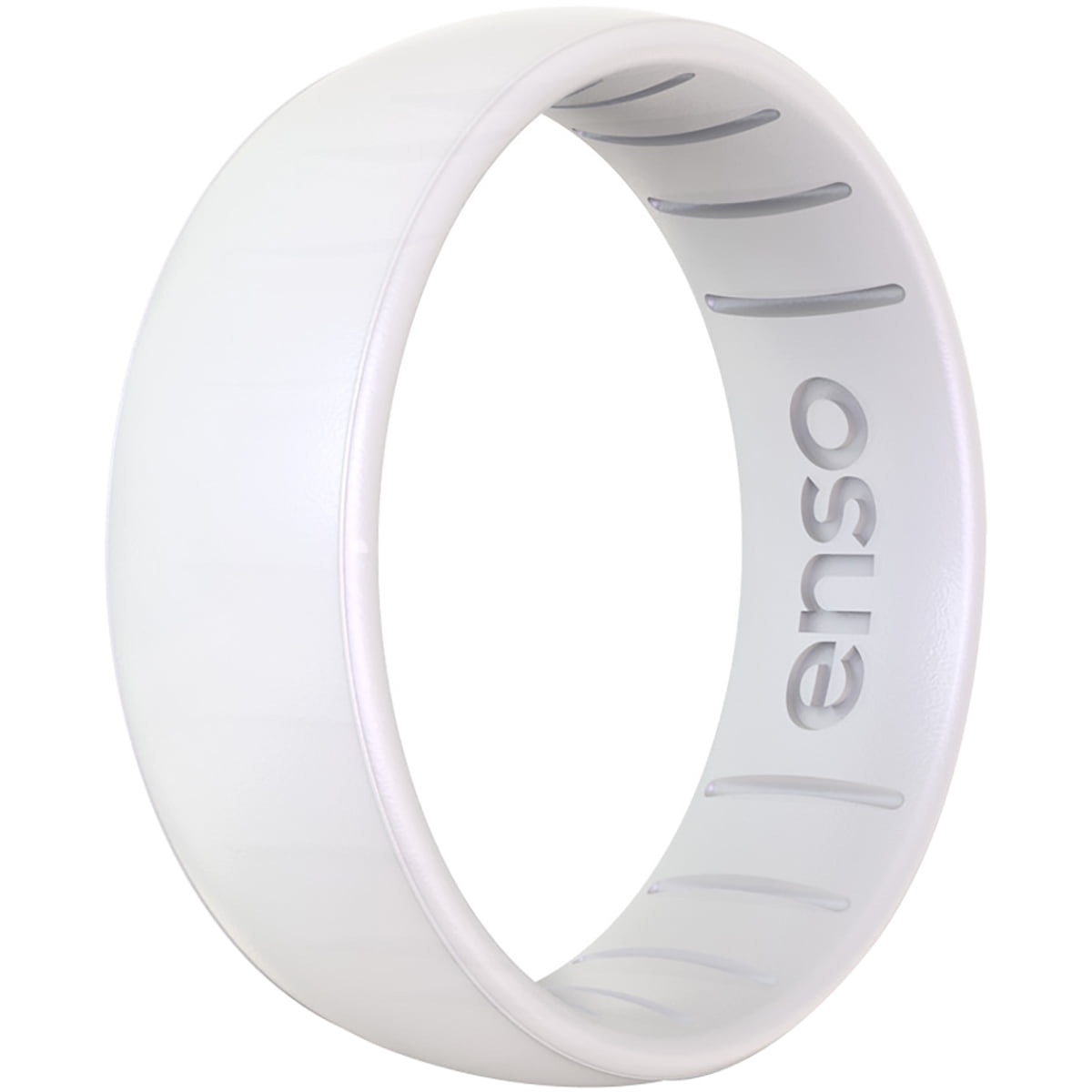 Enso Rings Classic Birthstone Series Silicone Ring - 10 - Moonstone 