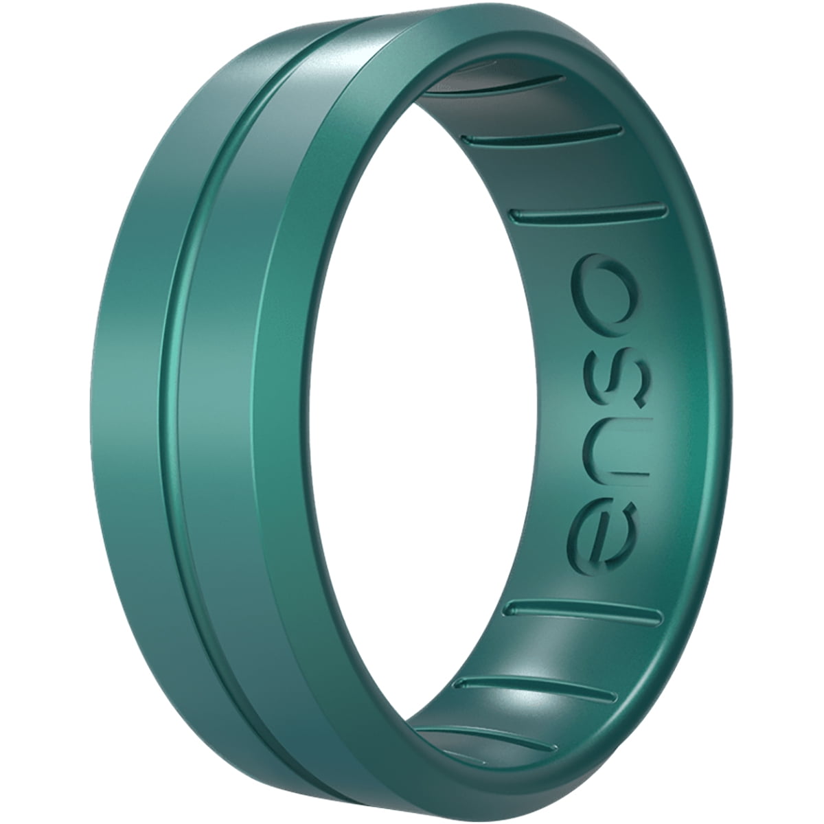 Enso Rings Classic Contour Elements Series Silicone Ring - 12 - Peacock ...