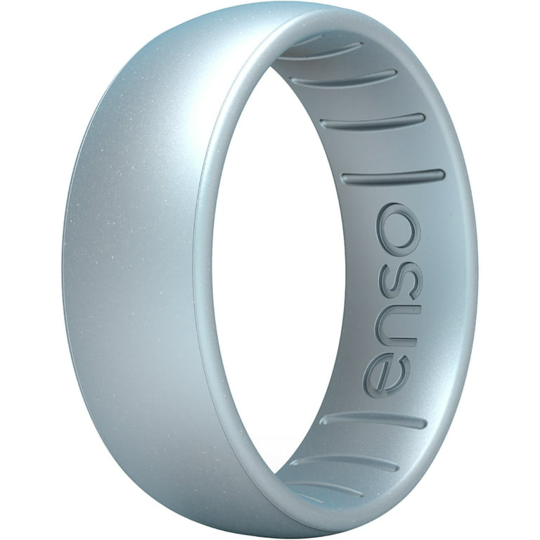 Enso Rings Classic Elements Series Silicone Ring 7 Diamond Walmart