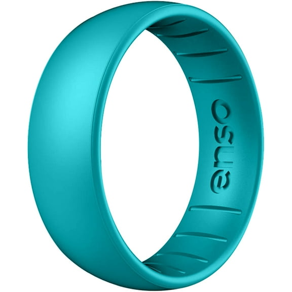 Enso Rings Classic Elements Series Silicone Ring - Peacock Quartz - 12