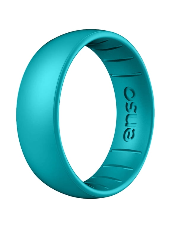 Classic Elements Series Silicone Ring - Peacock Quartz - 14