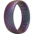 thumbnail image 1 of Enso Rings Classic Etched Legends Series Silicone Ring - 11 - Mermaid Scale, 1 of 1
