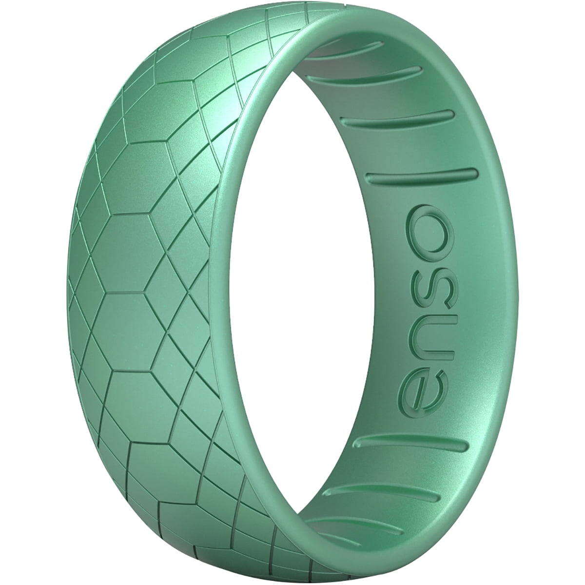 Enso Rings Classic Legend Silicone Ring (Medusa) - Made In USA, Ultra Comfortable, Breathable, Safe Breakaway Design - Size 10