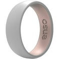 thumbnail image 1 of Enso Rings Dualtone Series Silicone Ring - Misty Grey/Pink Sand - 5, 1 of 1