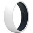 thumbnail image 1 of Enso Rings Dualtone Series Silicone Ring - White/Navy Blue - 7, 1 of 4