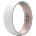 thumbnail image 1 of Enso Rings Dualtone Series Silicone Ring - White/Pink Sand - 8, 1 of 1