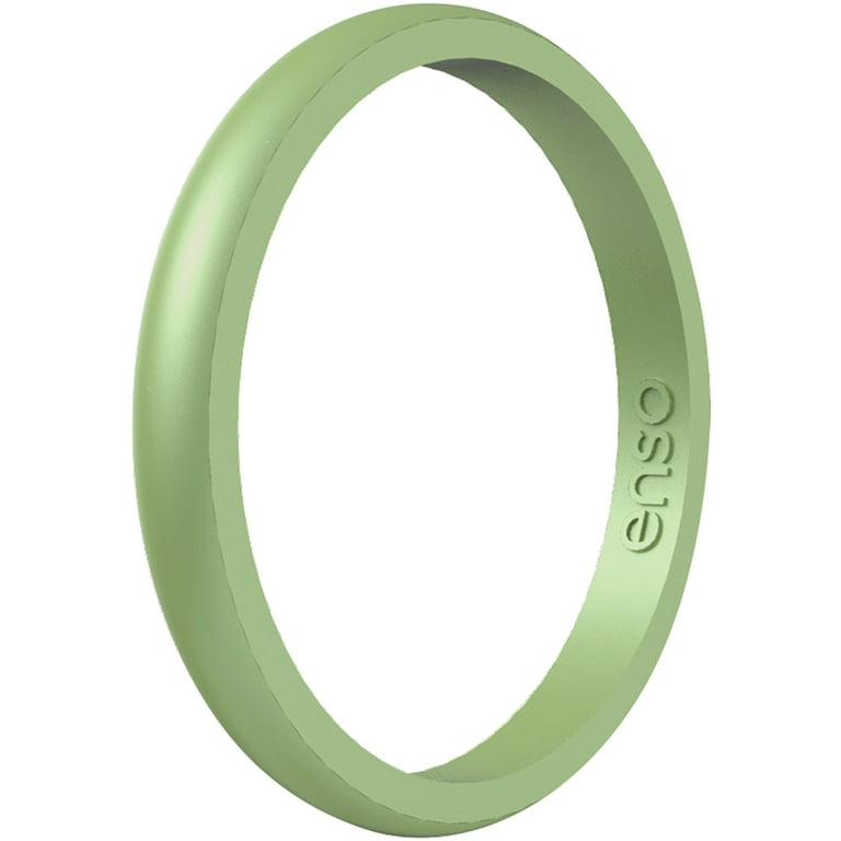 Halo birthstone silicone ring best sale