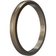 Enso Rings Halo Contour Elements Series Silicone Ring - 5 - Meteorite