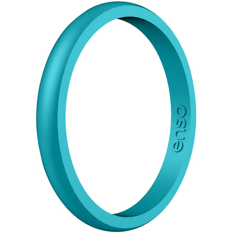 Enso Rings Halo Elements Series Silicone Ring Peacock Quartz 8 Walmart