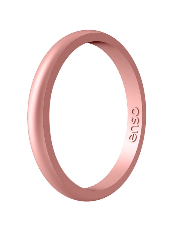 Halo Elements Series Silicone Ring - Rose Gold - 12