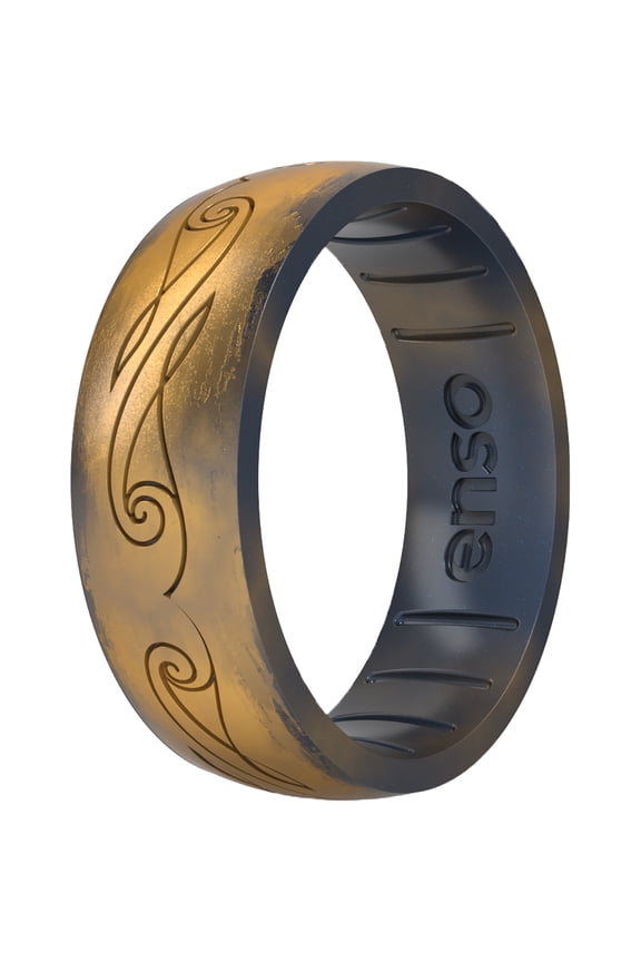 Lord of the Rings Elven Scroll Classic Silicone Ring - 7