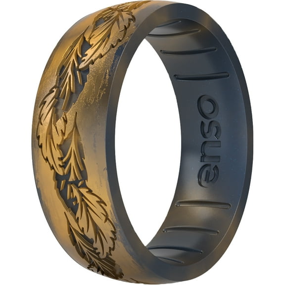 Enso Rings Lord of the Rings Feathers of Rohan Classic Silicone Ring - 6