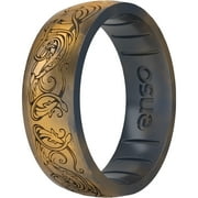 Enso Rings Lord of the Rings Sarumans Spell Classic Silicone Ring - 3