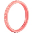 thumbnail image 1 of Enso Rings Pyramid Stackables Silicone Ring - Coral - 9, 1 of 1