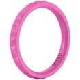 thumbnail image 1 of Enso Rings Pyramid Stackables Silicone Ring - Fuchsia - 8, 1 of 1