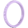 thumbnail image 1 of Enso Rings Pyramid Stackables Silicone Ring - Lavender - 10, 1 of 1