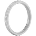 thumbnail image 1 of Enso Rings Pyramid Stackables Silicone Ring - Misty Grey - 3, 1 of 1