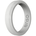 thumbnail image 1 of Enso Rings Thin Bevel Series Silicone Ring - Misty Gray - 7, 1 of 7