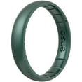 thumbnail image 1 of Enso Rings Thin Birthstone Series Silicone Ring - 3 - Emerald, 1 of 5