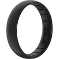 thumbnail image 1 of Enso Rings Thin Elements Series Silicone Ring - Black Pearl - 4, 1 of 1