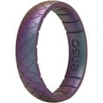 thumbnail image 1 of Enso Rings Thin Etched Legends Series Silicone Ring - 10 - Mermaid Scale, 1 of 1