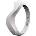 thumbnail image 1 of Enso Rings Wave Series Silicone Ring - 10 - Misty Gray, 1 of 4