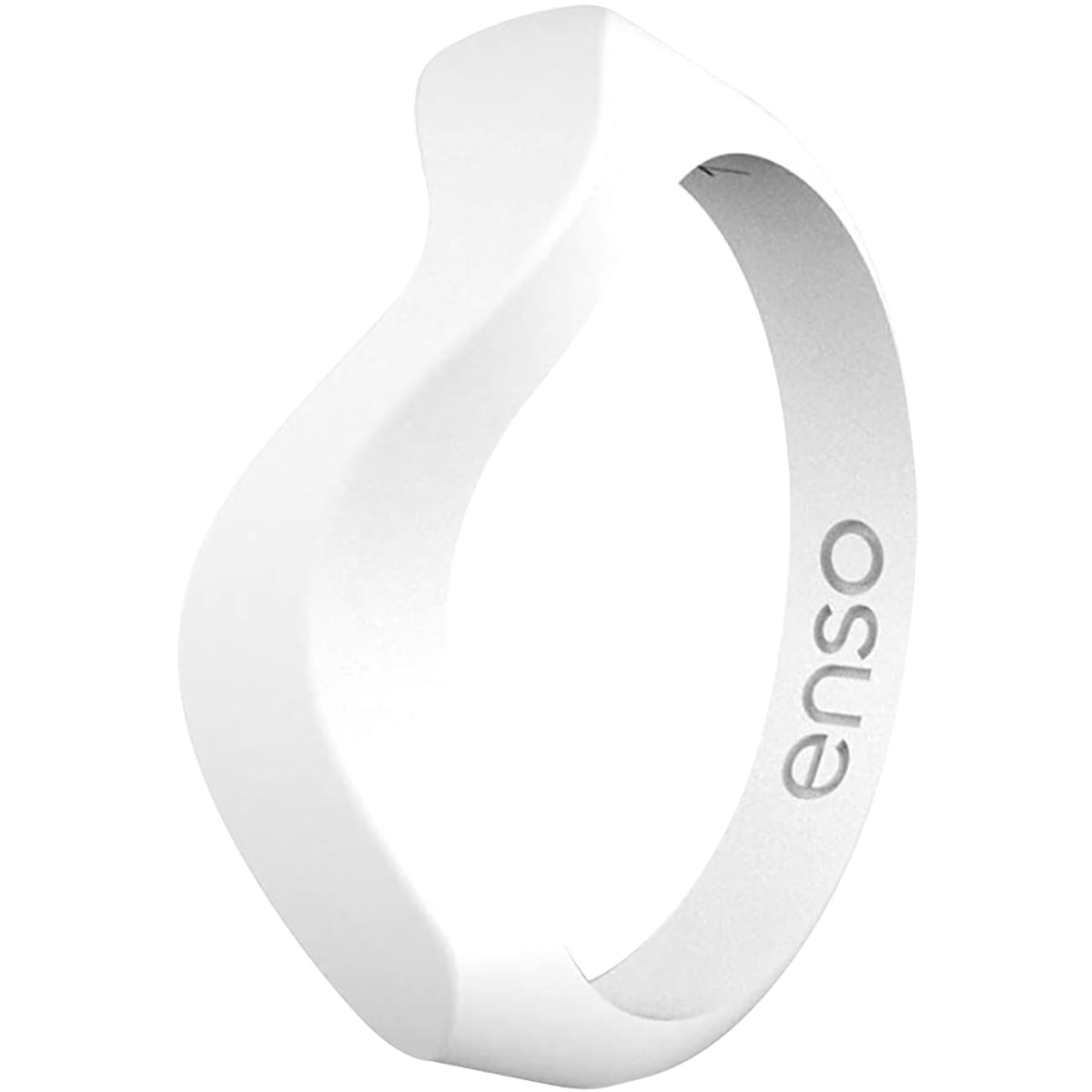 Enso Rings Wave Series Silicone Ring - 12 - White - Walmart.com