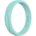 thumbnail image 1 of Enso Rings Women's Infinity Series Silicone Ring - Turquoise - 6, 1 of 1