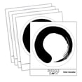thumbnail image 1 of Enso Zen Buddhism Infinity Circle Car Window Bumper Water Bottle Phone Tablet Laptop Waterproof Vinyl Decal Sticker Set 5-Pack - Gloss Finish - 2.0", 1 of 7