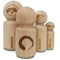 thumbnail image 1 of Enso Zen Buddhism Infinity Circle Rubber Stamp for Scrapbooking Crafting Stamping - Small 3/4 Inch, 1 of 7