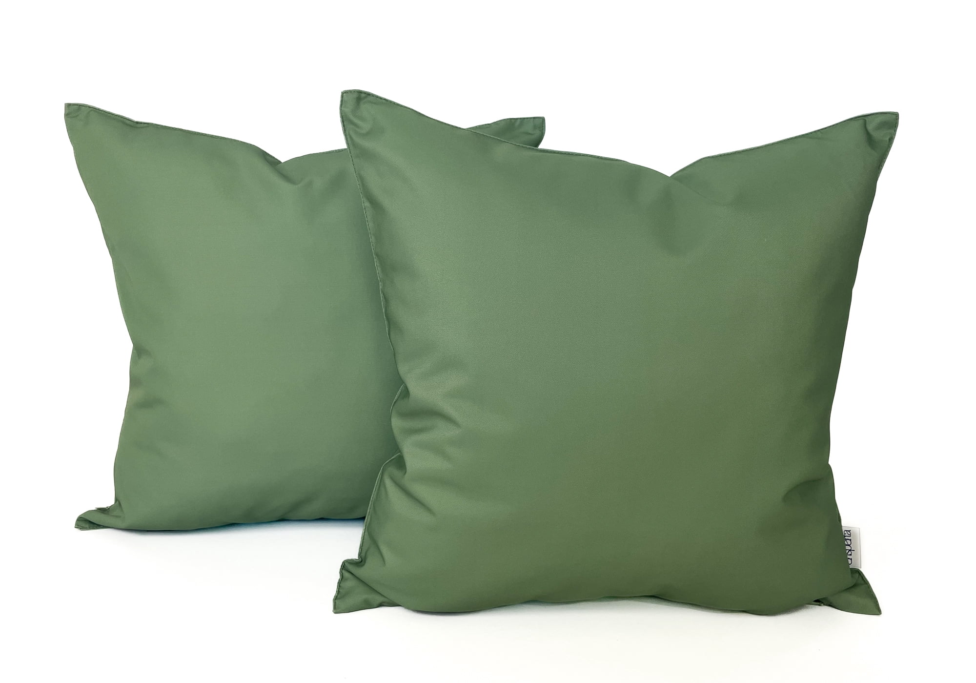 Ensperta Pack of 2 Outdoor Waterproof Throw Pillow Cover