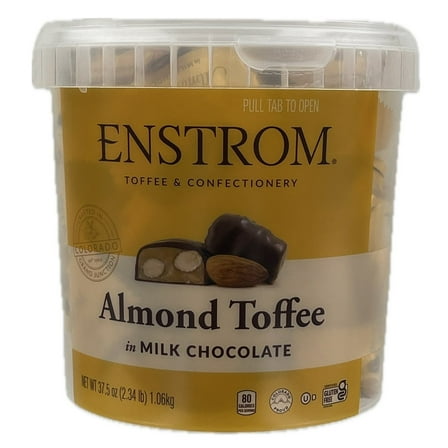 Enstrom Almond Toffee Milk Chocolate Petites 37.5 Ounce (75 Count)