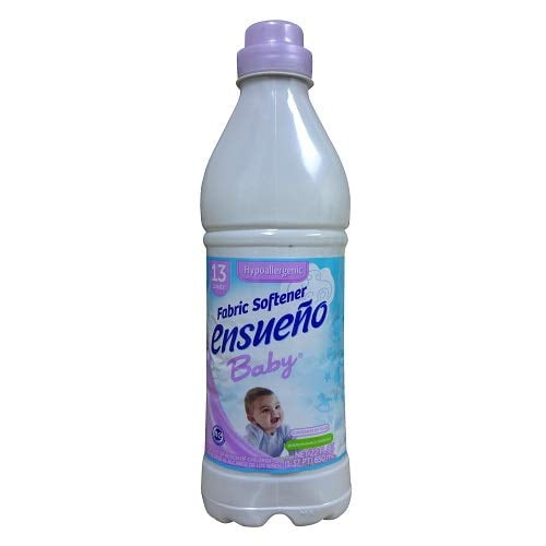 Ensueno Baby Hypoallergenic Liquid Laundry Fabric Softener, Baby Powder Scent - 22 Fl Oz