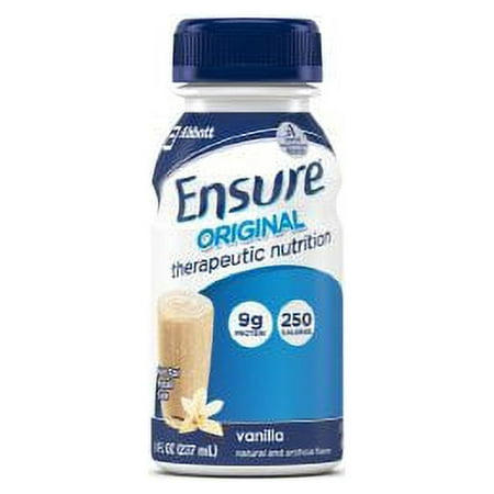 Ensure Bottles, Vanilla Shake , 8 oz Bottles, 30 count