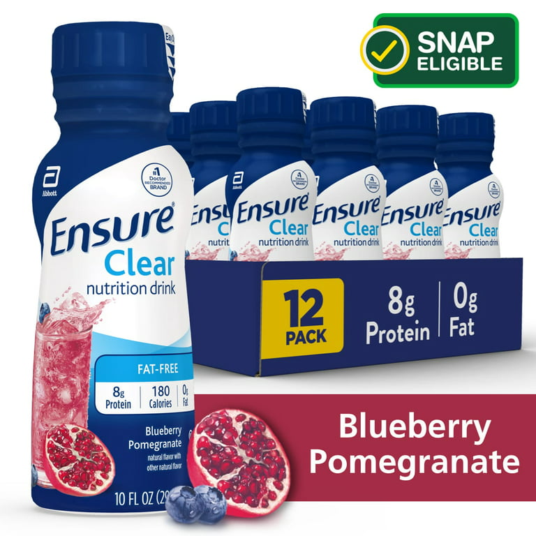 Ensure® Clear Nutrition Drink in Blueberry Pomegranate