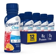 Ensure Clear Nutrition Drink, Fat-Free, Mixed Fruit, 10 fl oz, 12 Pack