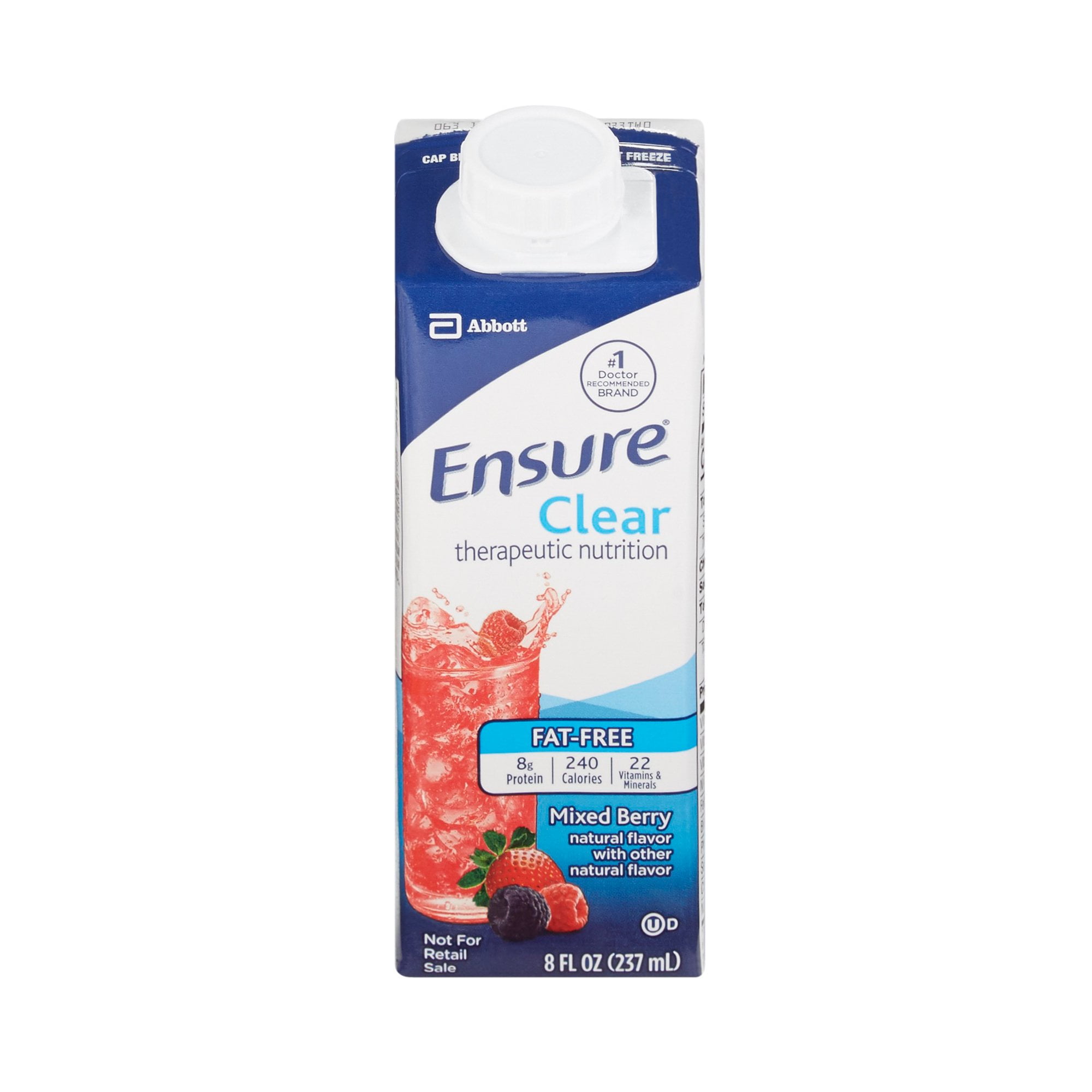  Ensure Liquid Clear Nutrition Drink, 0g fat, 8g of