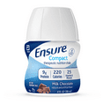 thumbnail image 1 of Ensure Compact Nutrition Shake, 9g of high-quality protein, Milk Chocolate, 4 fl oz, 24 Count, 1 of 7