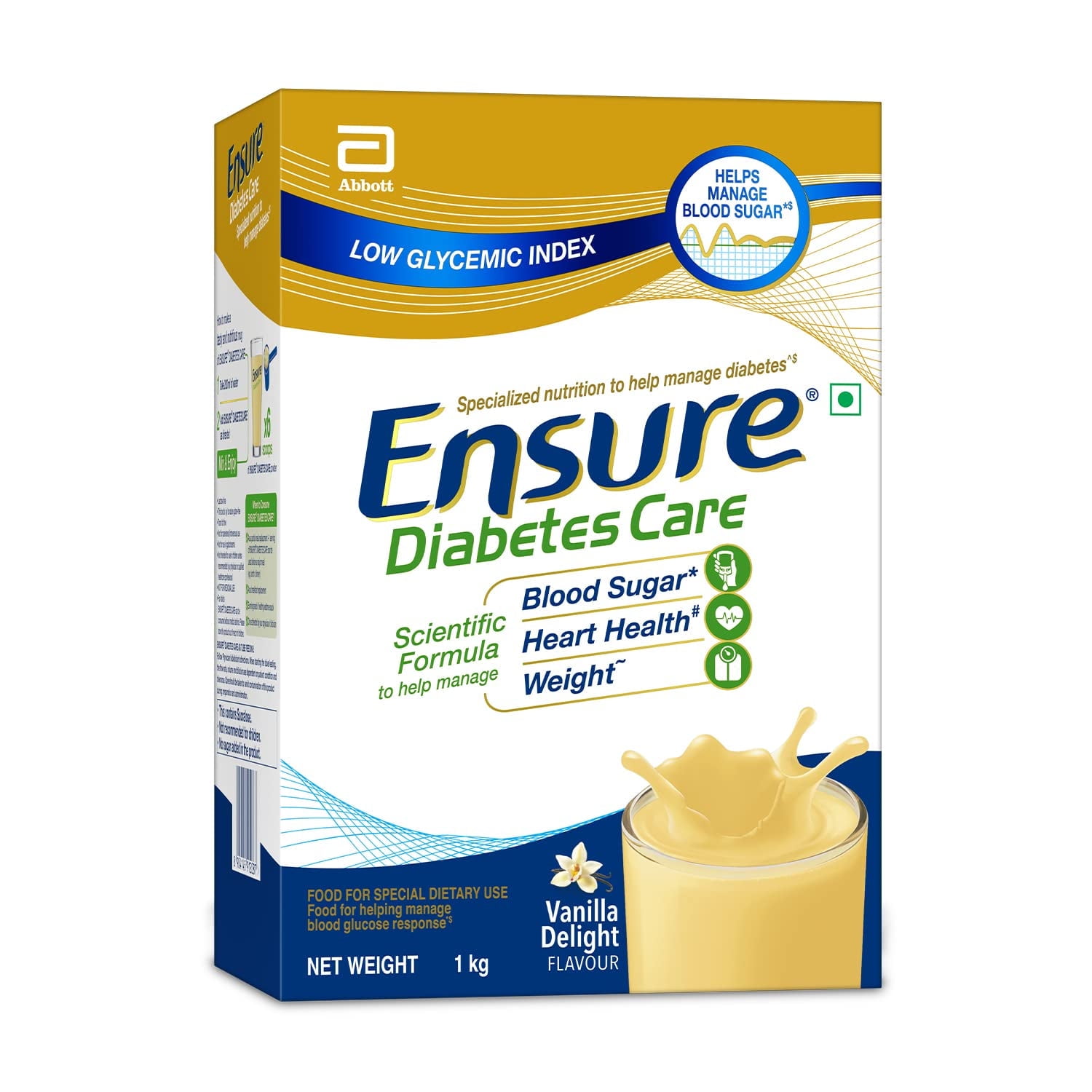 Ensure Diabetes Care- Nutrition to Help Control Blood Sugar Levels 950g (Vanilla Flavour)
