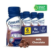 Ensure High Protein Nutrition Shake, Milk Chocolate, Ready To  Drink, 8 fl oz, 6 Pack
