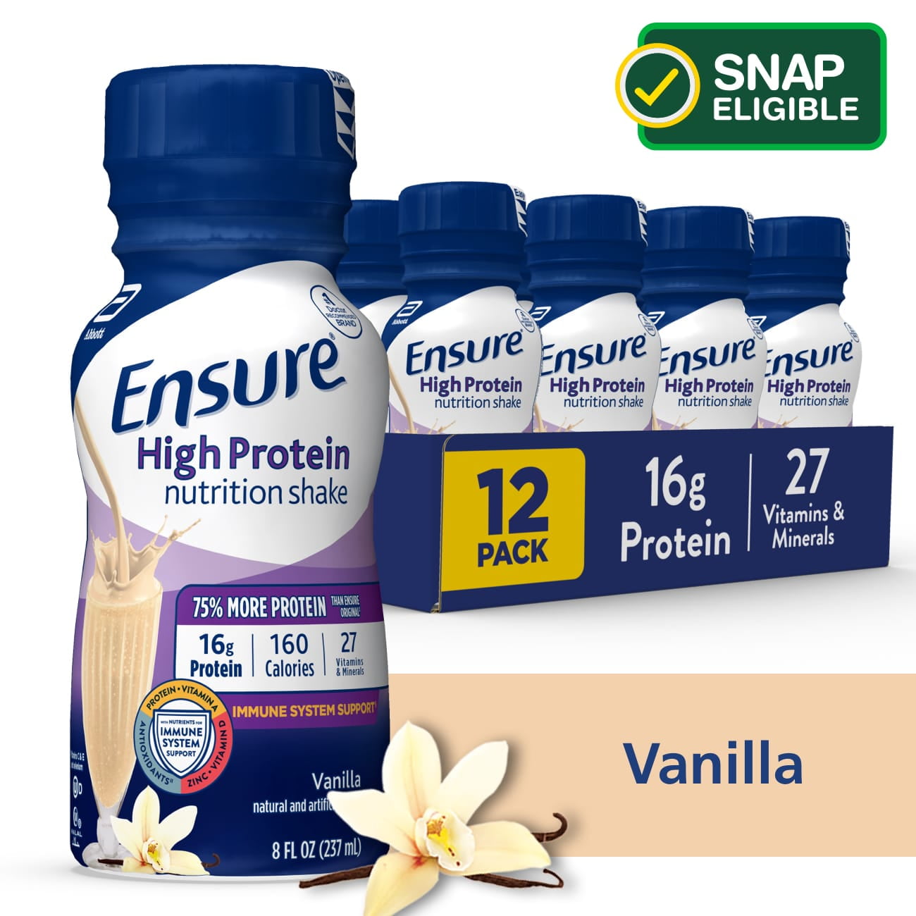  Ensure High Protein Nutritional Shake with 16g of