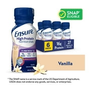 Ensure High Protein Nutrition Shake, Vanilla, 8 fl oz, 6 Count