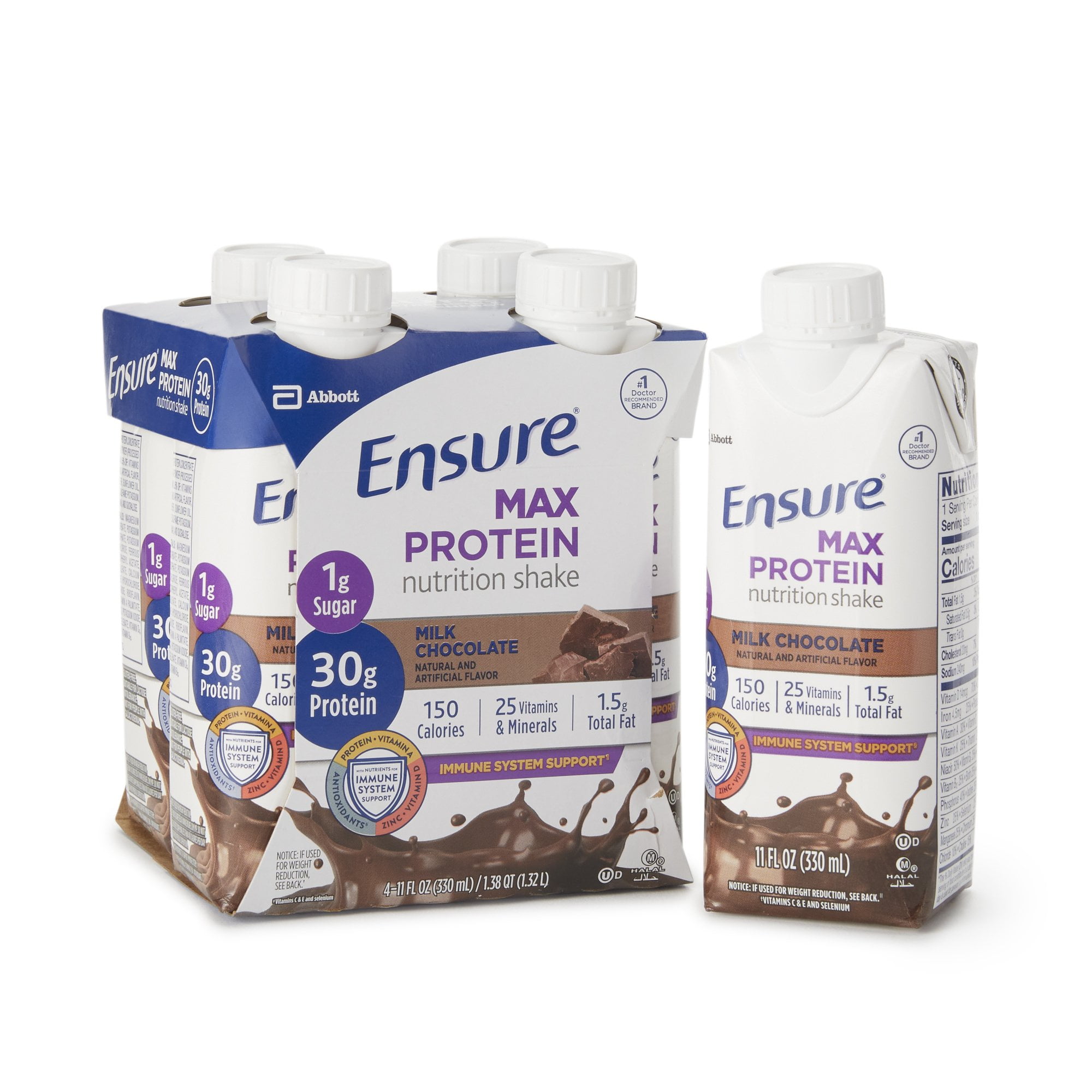 Ensure® Max Chocolate Protein Nutrition Shake, 11-ounce carton ...