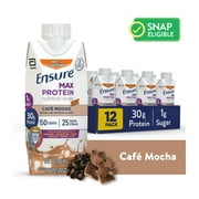 Ensure Max Protein Nutrition Shake, Cafe Mocha, 11 fl oz, 12 Count