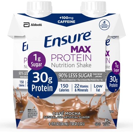 Ensure Max Protein Nutrition Shake Cafe Mocha -- 11 fl oz