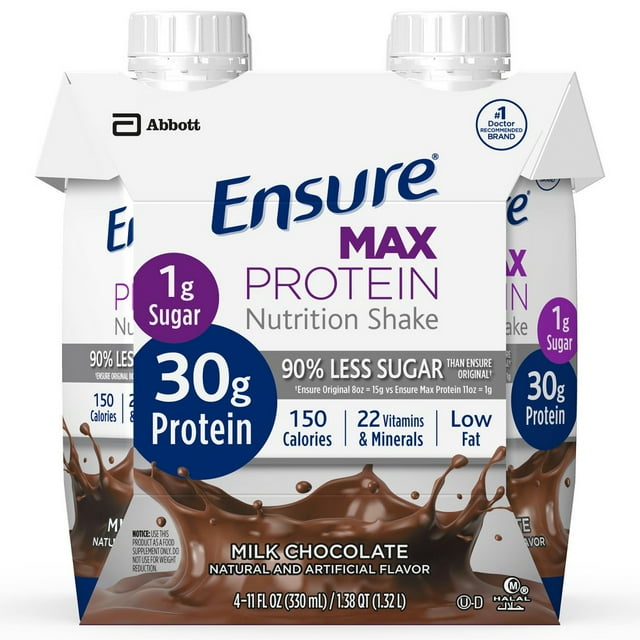 Ensure Max Protein Nutritional Shake - Chocolate (Pack of 32)